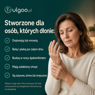 ulgoo masażer dłoni ZESTAW