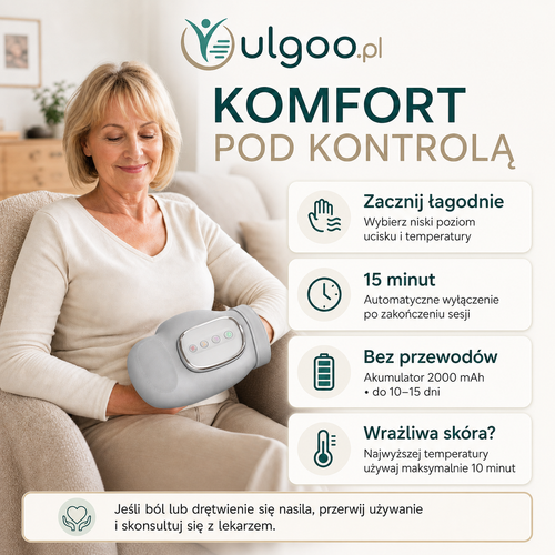 ulgoo masażer dłoni ZESTAW