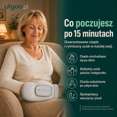 ulgoo masażer dłoni ZESTAW
