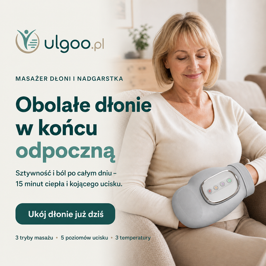 ulgoo masażer dłoni ZESTAW